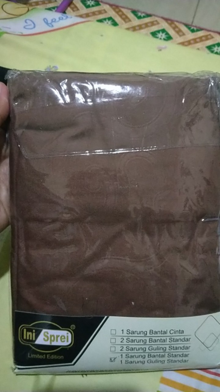 Sarung Bantal Guling Polos - Semua Warna