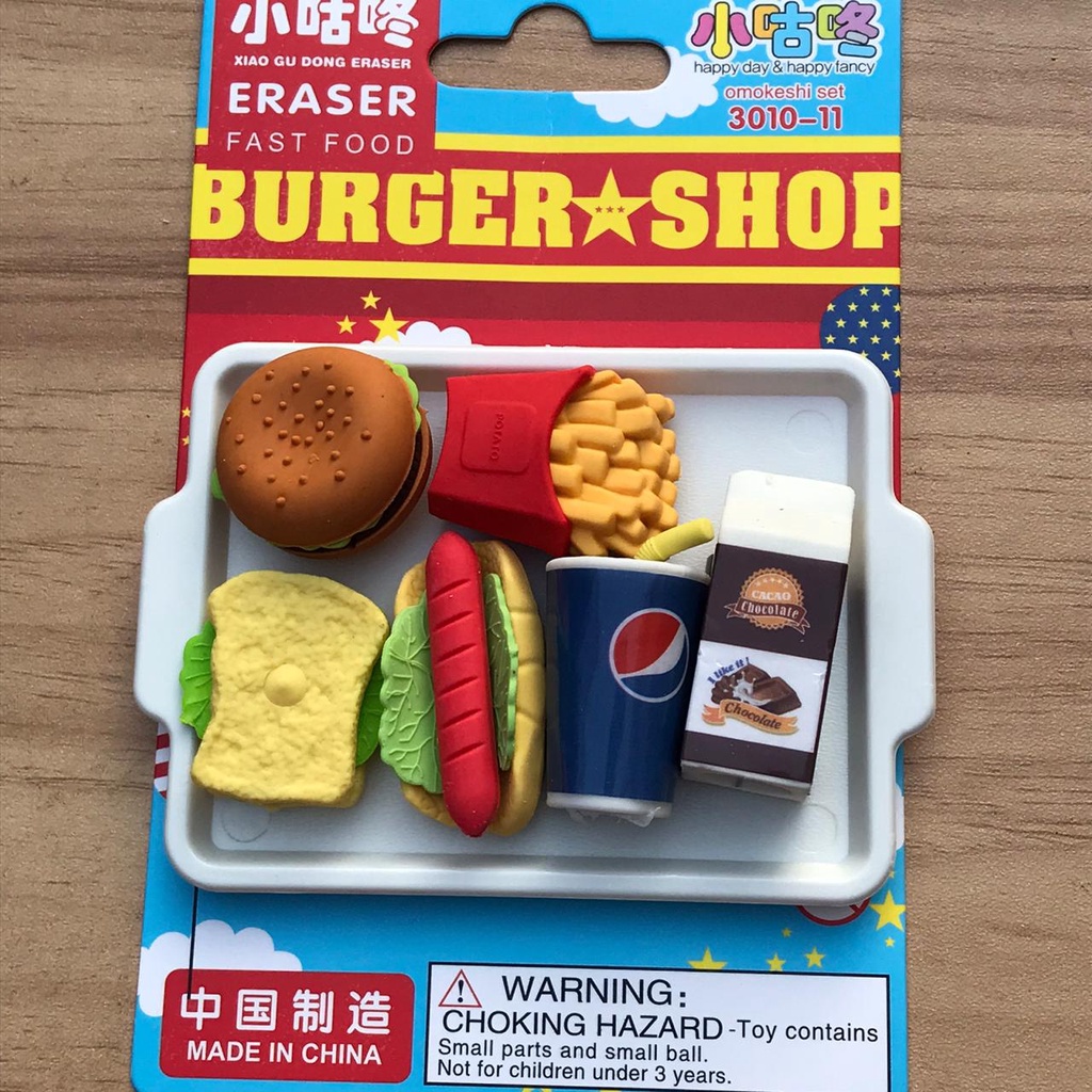 

PENGHAPUS JUNK FOOD UNTUK ANAK ANAK DAN KEBUTUHAN SEKOLAH (1 SET)