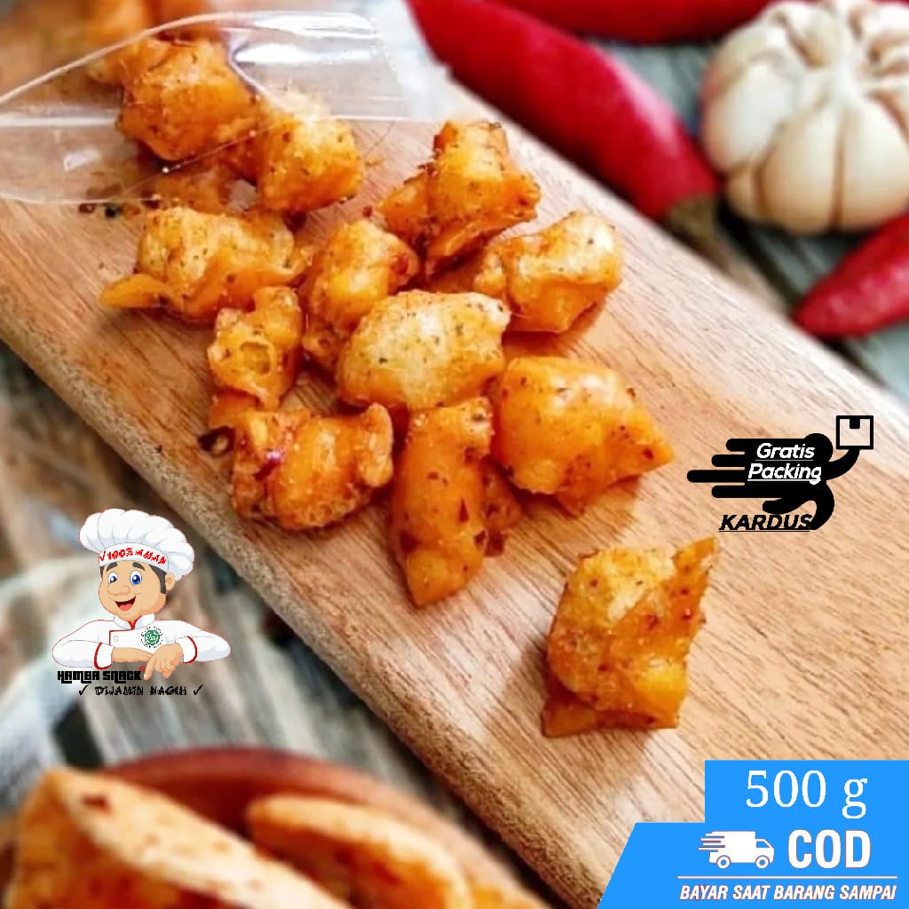 

[500g] Siomay Kering Mini BALADO / SOMAY KERING MINI - Hamba Snack | jajanan jadul snack kiloan jajanan murah makanan ringan camilan termurah