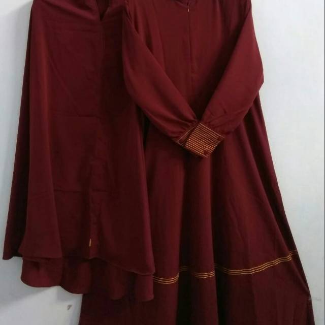 Mumtaza hijab set benang timbul Aline