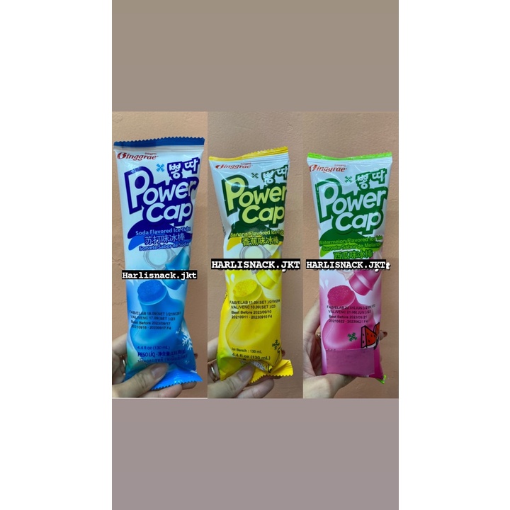 

BINGGRAE POWER CAP RASA SODA / SEMANGKA / BANANA