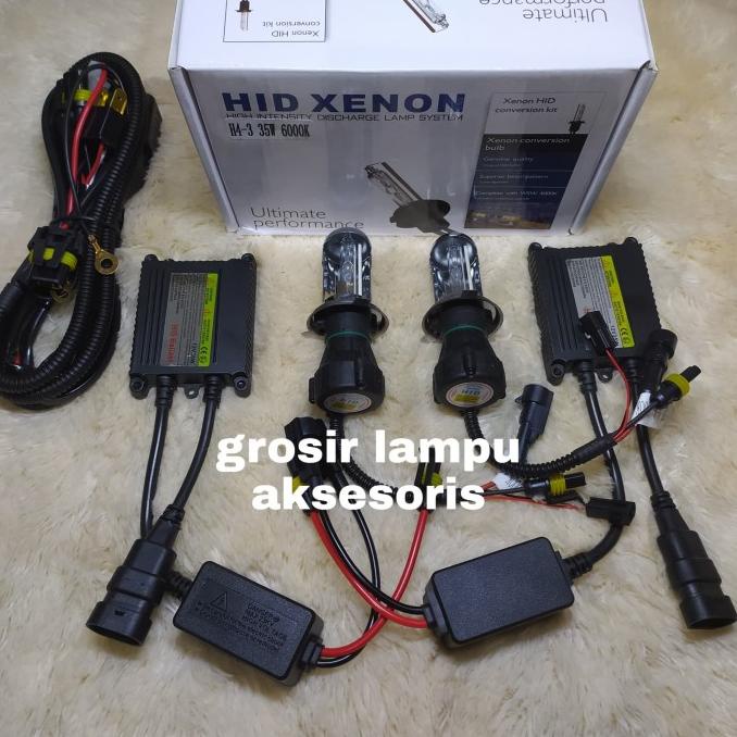 hid mobil h4 hid h4 warna putih 6000k xenon light