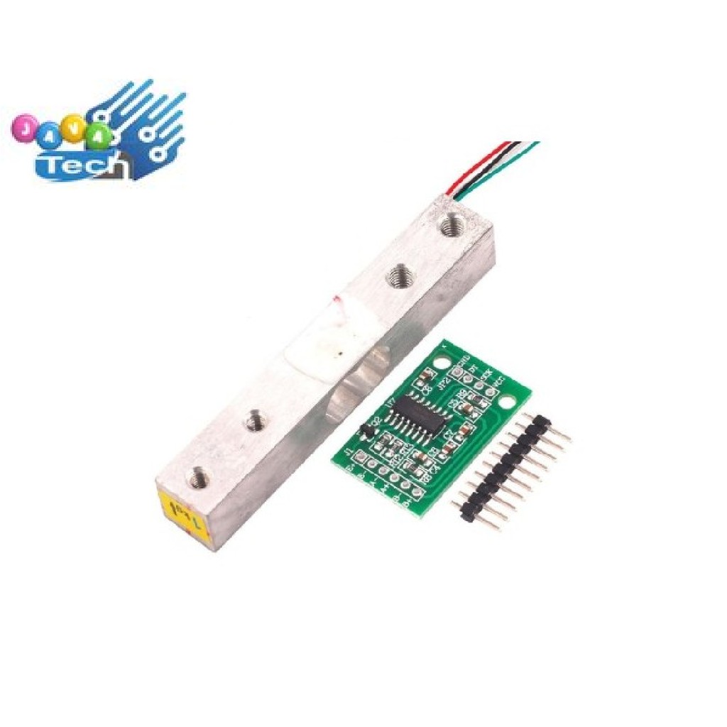 Paket Load Cell 1kg Sensor Berat dan Modul HX711 24bit ADC Board