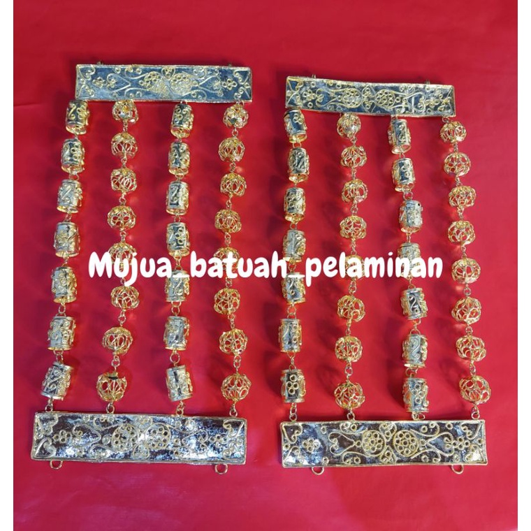 Aksesoris Gelang Koto Gadang Penganten Galang Pengantin Padang Minang Dijual Pasangan