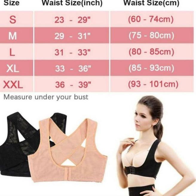 Model baru •OKEY BELI•KR330 KORSET PENYANGGA PUNGGUNG PAYUDARA WANITA BRA KOREKTOR PENGENCANG DADA W
