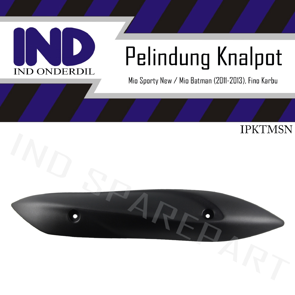 Cover-Tameng-Tutup-Pelindung Knalpot Fino Karbu Lama-Old 2012-2013