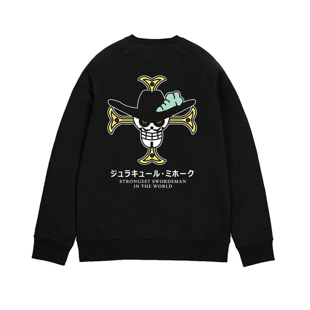 Crewneck Anime One Piece Dracule  Mihawk