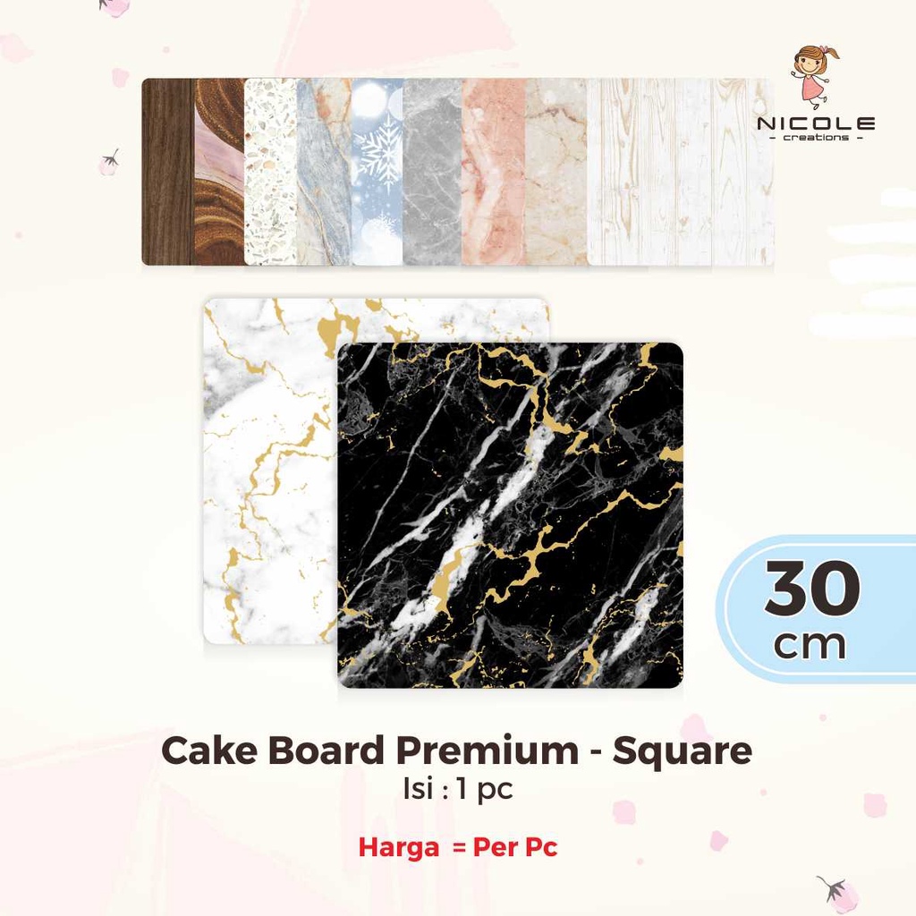 Jual Cake Board Tatakan Kue Alas Kue Bottom Cake Premium Square Cm