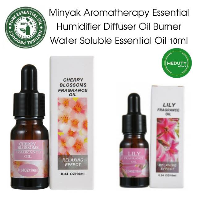 Jual Minyak Aromatherapy Essential Oil 10ml For Humidifier Diffuser Oil Burner Tungku Aroma Terapi Indonesia Shopee Indonesia