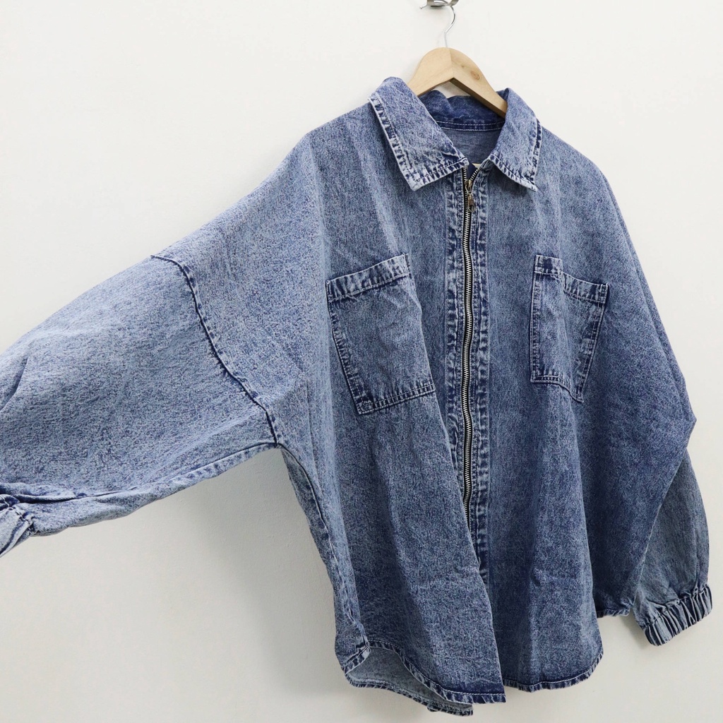 (ORIGINAL) Overbigsize jisa jacket jeans wanita by Genijeans