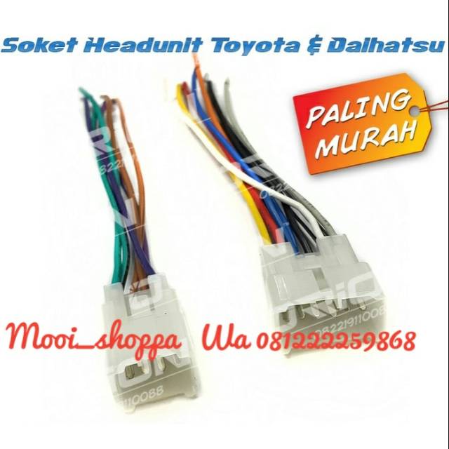 Soket head unit Toyota Daihatsu