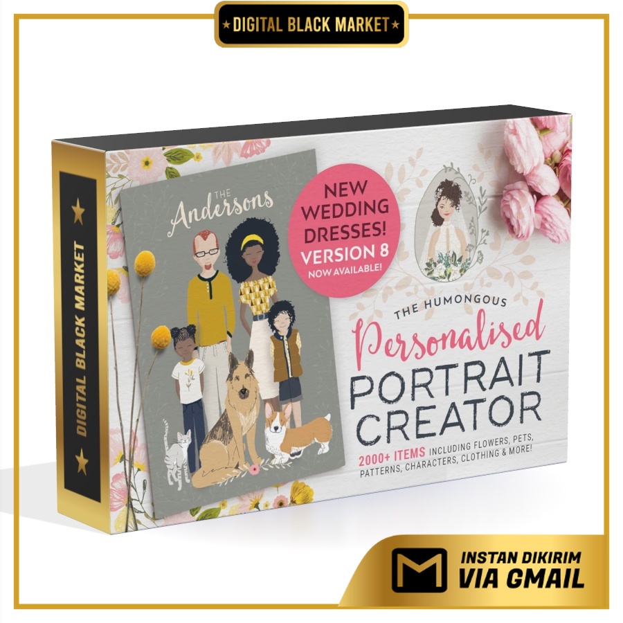 Personalised Portrait Creator V8 - Photoshop