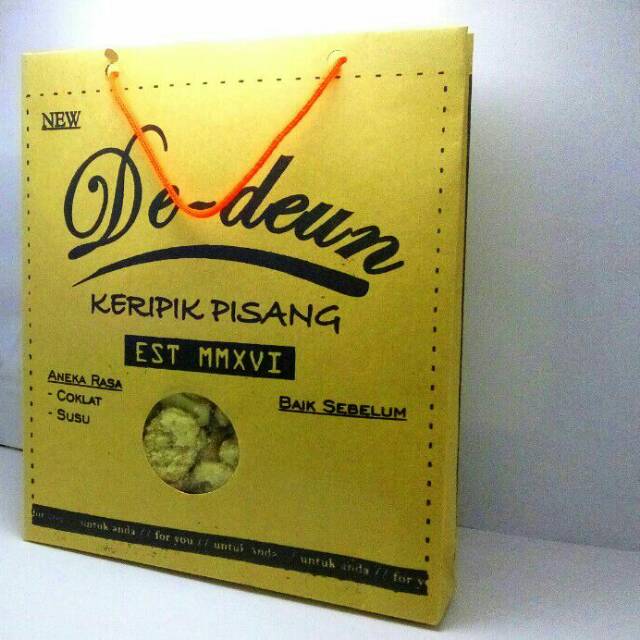 

KRIPIK PISANG COKELAT Dedeun Chips