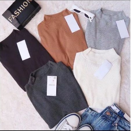 HY- TURTLE TOP BASIC WANITA