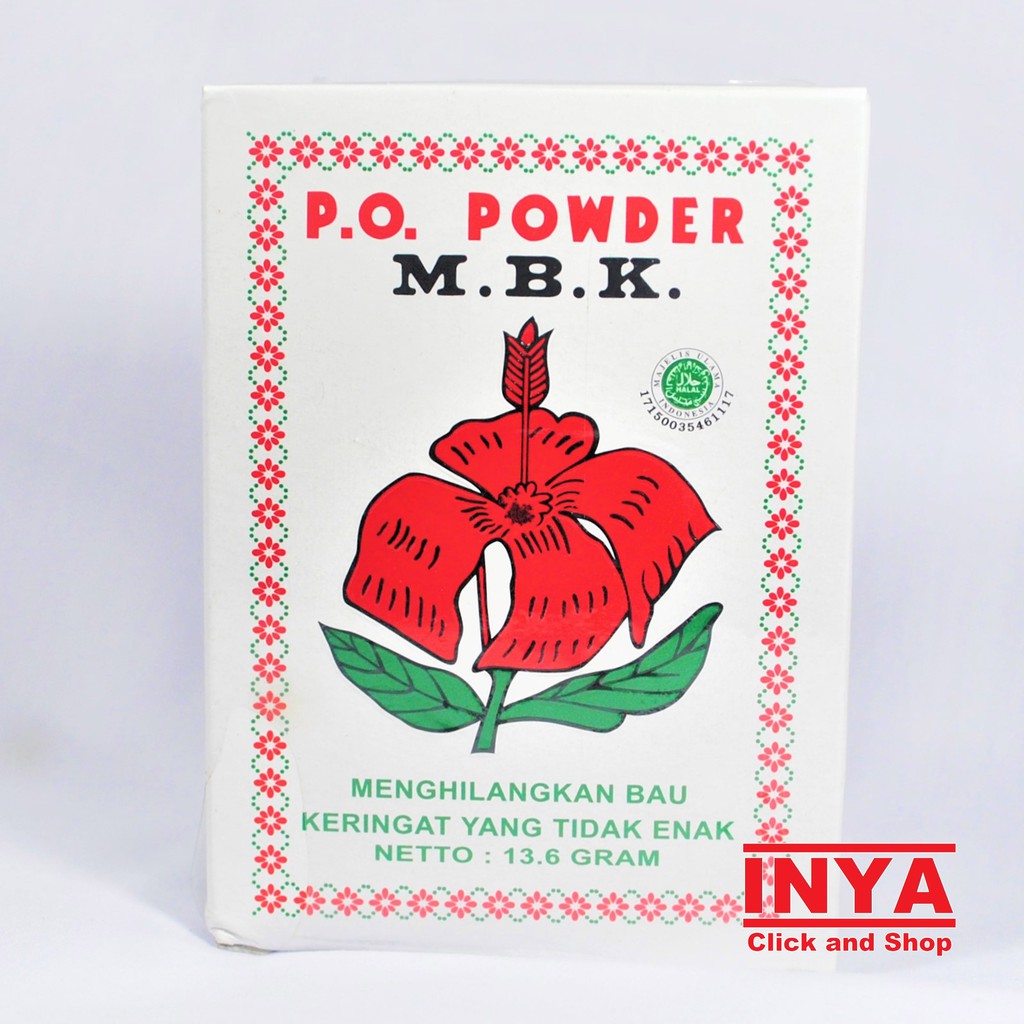 MBK WHITE  PUTIH P.O. POWDER 13.6x12 Bungkus BOX - Bedak