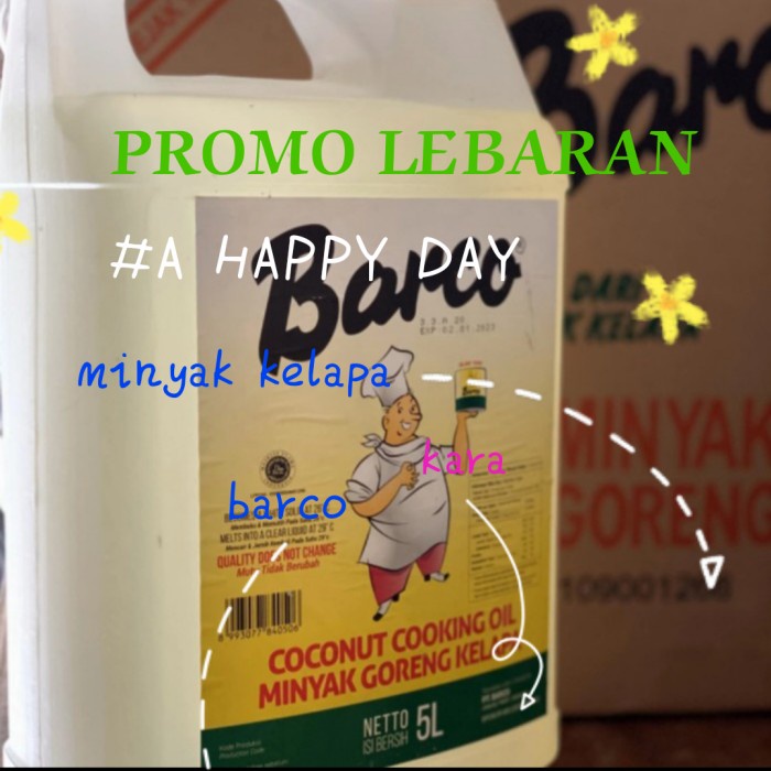 

vs2011bd Minyak Goreng Barco 5 Liter Jerigen - Barco Fsfs201