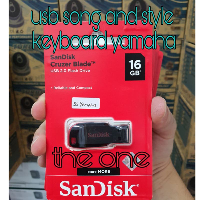 USB song style keyboard yamaha 16GB