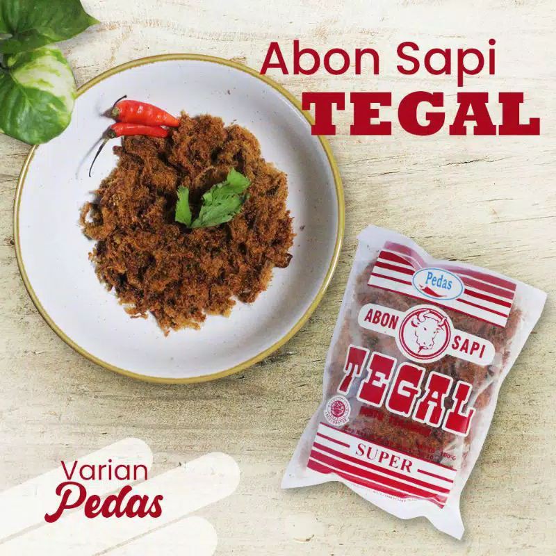 Abon sapi cap tegal boyolali 250 gram