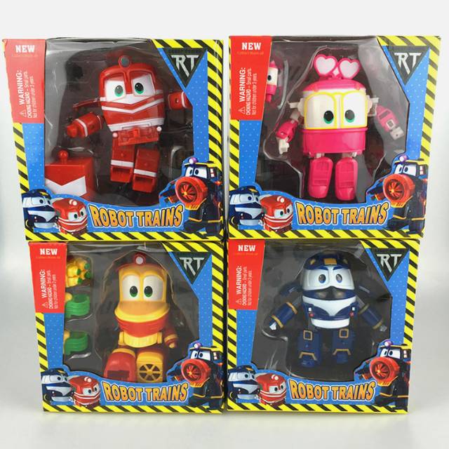 Robot Trains Kay Alf Duck Selly Transforming Figure Set