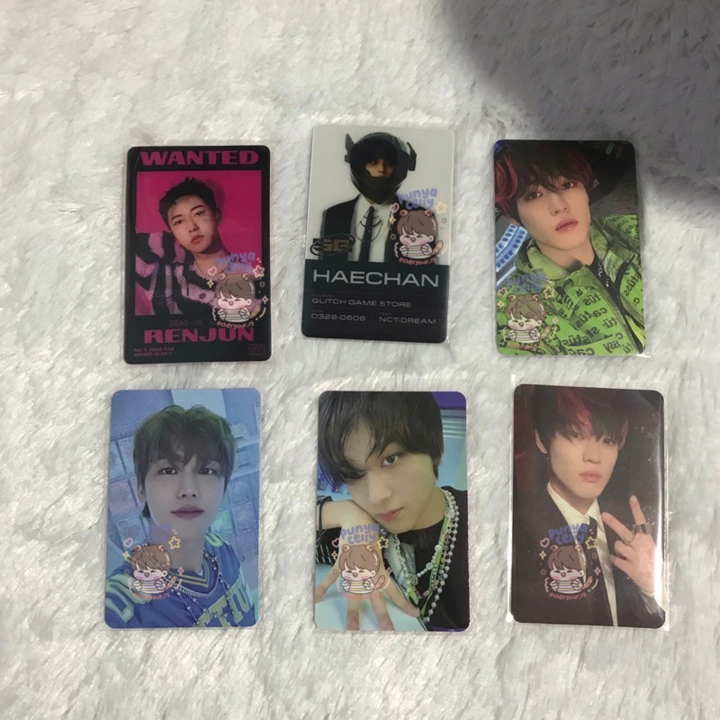 READY STOCK PC PHOTOCARD NCT DREAM GLITCH MODE SCRATCH VER GLITCH VER DIGIPACK VER LENTI HAECHAN LEN