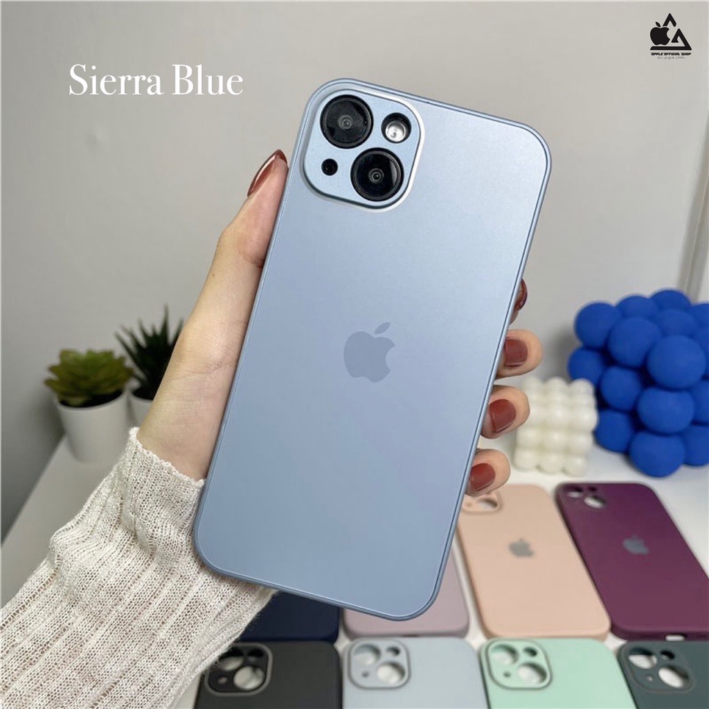 PREMIUM AG Frosted GLASS CASE MATTE iPhone 13 13 PRO MAX 12 12 PRO MAX