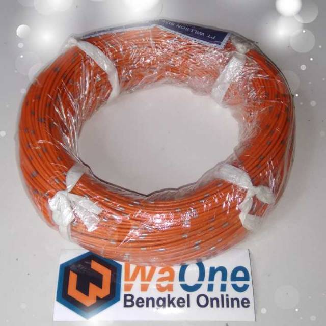 Oranye 20 Meter Kabel Body Bintik AVSS 0.5 mm Versi Bagus Kulit Padat