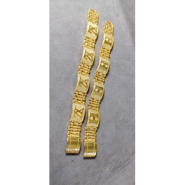 gelang wanita emas lapis 24k ada tok pm 999