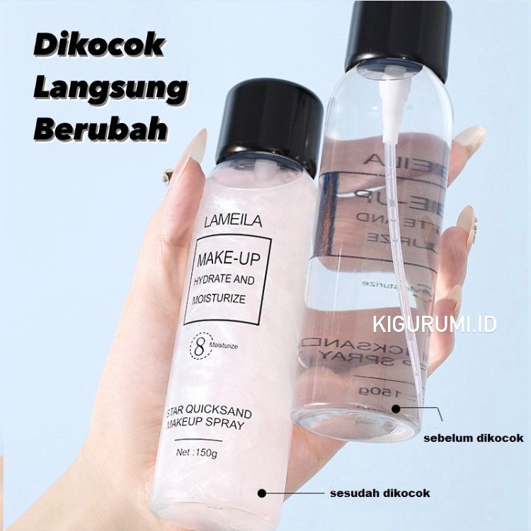 LAMEILA Star Quicksand Make Up Spray Hydrate And Moisturize 150ml LA161 3018