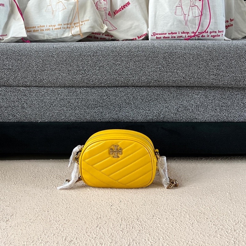 Tory Burch Kira Chevron Small Gold Finch