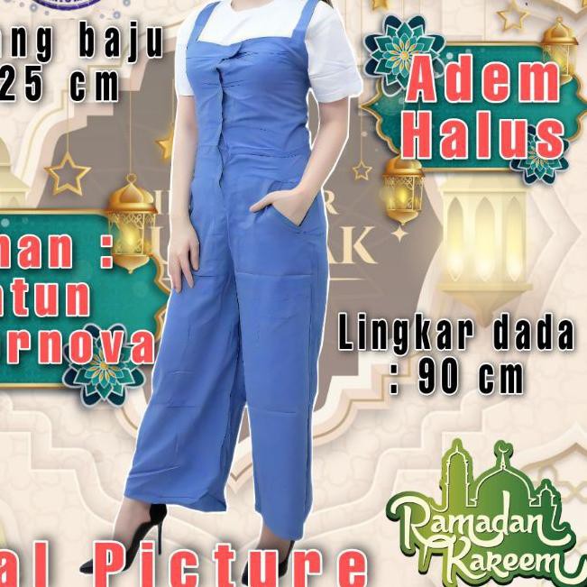 ✶ Baju kodok wanita, setelan jumpsuit wanita, dewasa, panjang, korea, murah, import, terbaru 2021, 1