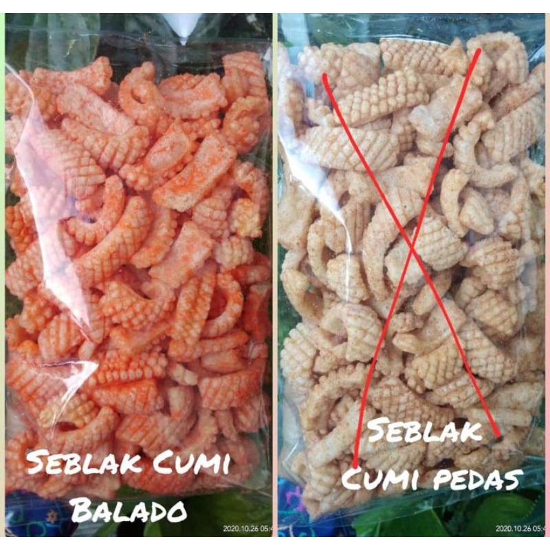 

Seblak cumi balado 250 gr