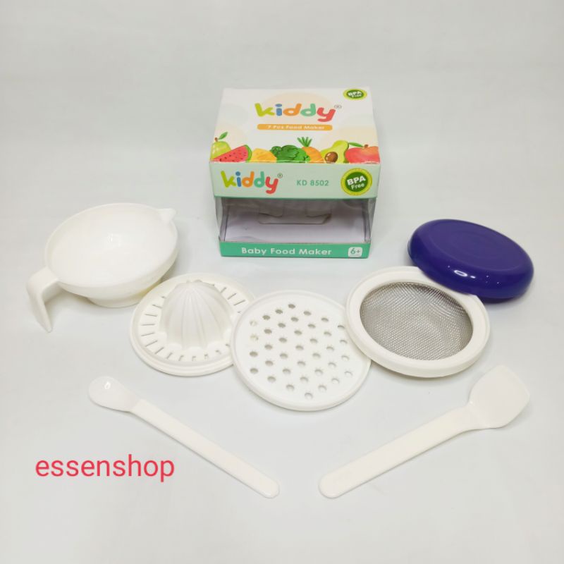 KIDDY baby Food Maker alat mpasi bayi 7 in 1 saringan parutan perasan jeruk