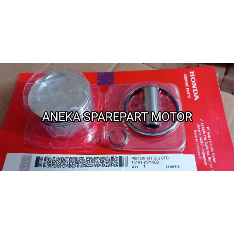PISTON KIT HONDA BEAT 110 STANDAR STD SEHER BEAT LAMA KARBU OS STD KVY