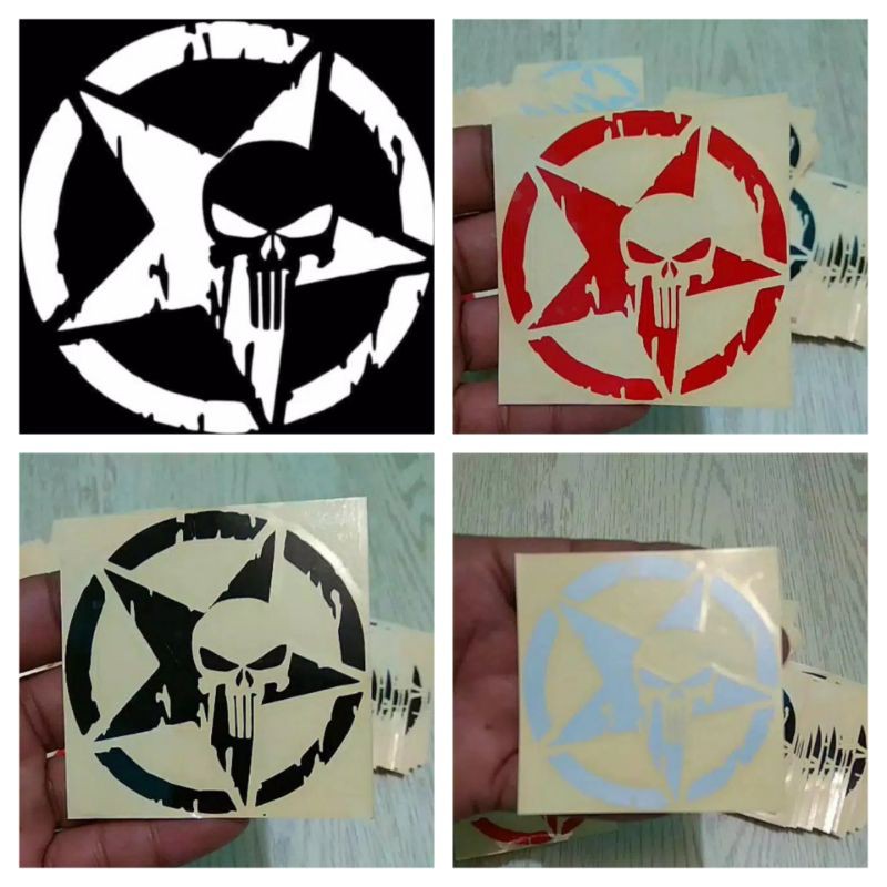 Sticker cutting sticker Punisher