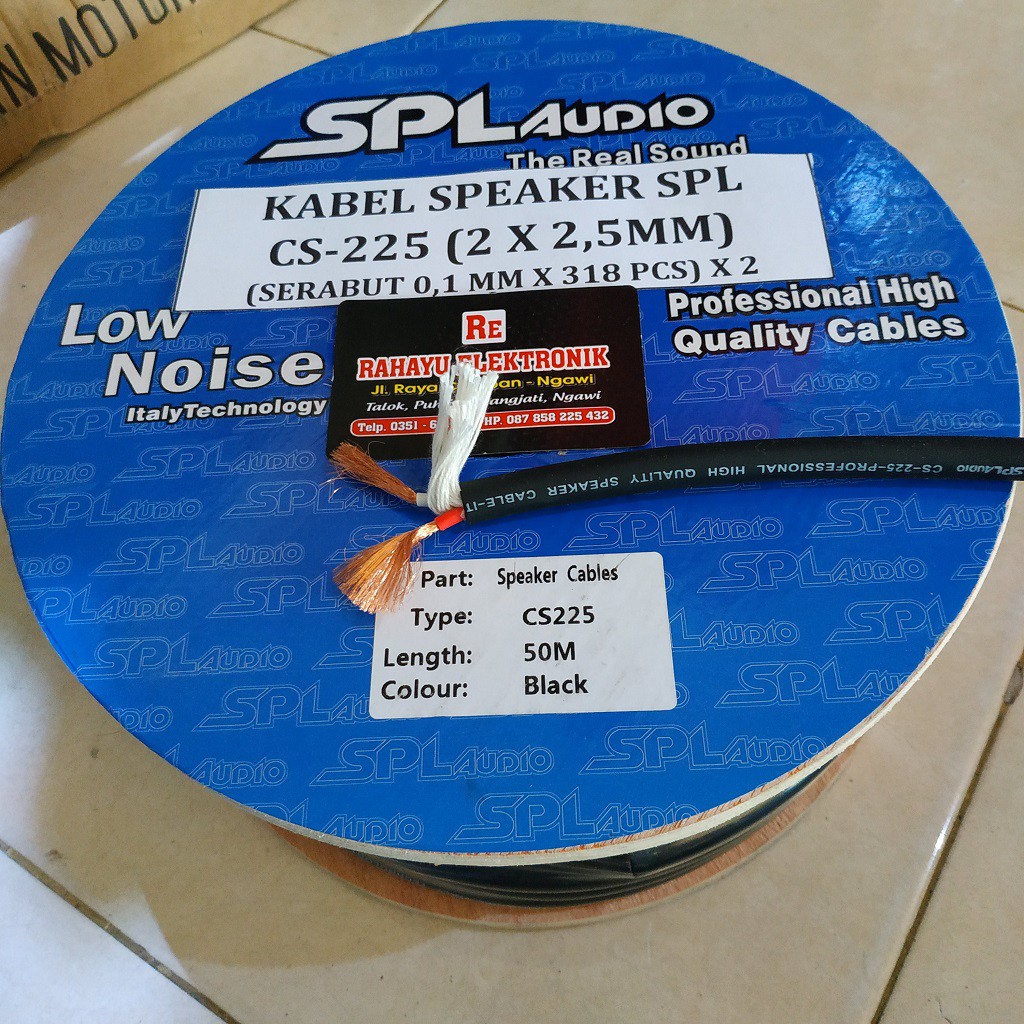 KABEL SPL AUDIO CS-225 (2 X 2,5) 50M CS225