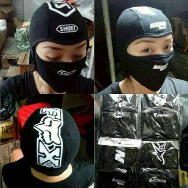 OBRAALL  Masker - Kupluk / Kupluk - Masker Alas Helm Trendy
