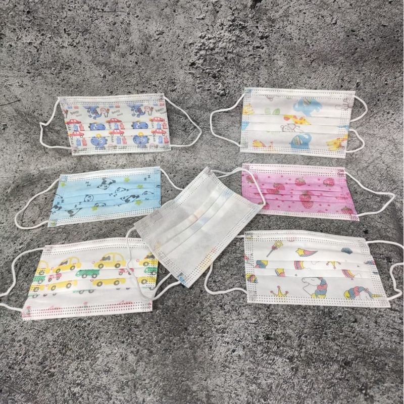 MASKER ANAK 3 PLY ISI 50PCS/ MASKER ANAK KARAKTER 3 PLY ISI 50PCS MASKER 3 PLY ANAK ISI 50