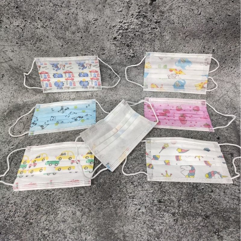 MASKER ANAK 3 PLY ISI 50PCS/ MASKER ANAK KARAKTER 3 PLY ISI 50PCS MASKER 3 PLY ANAK ISI 50