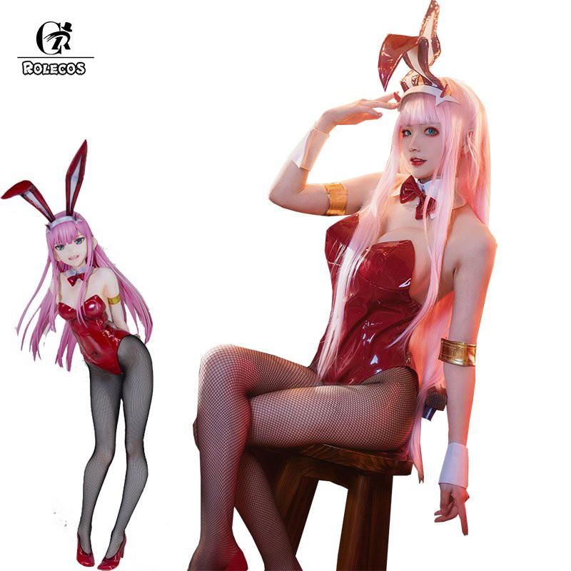Anime DARLING in the FRANXX Cosplay Costume Zero Two Bunny Girl Cosplay Costume 02 Sexy Wome