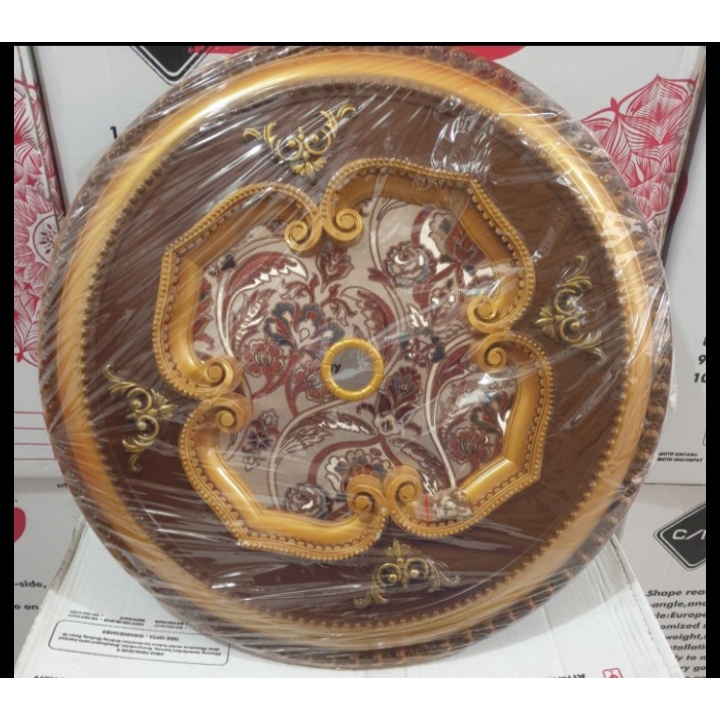 ORNAMEN LAMPU PLAFON PVC 60 CM X 60 CM