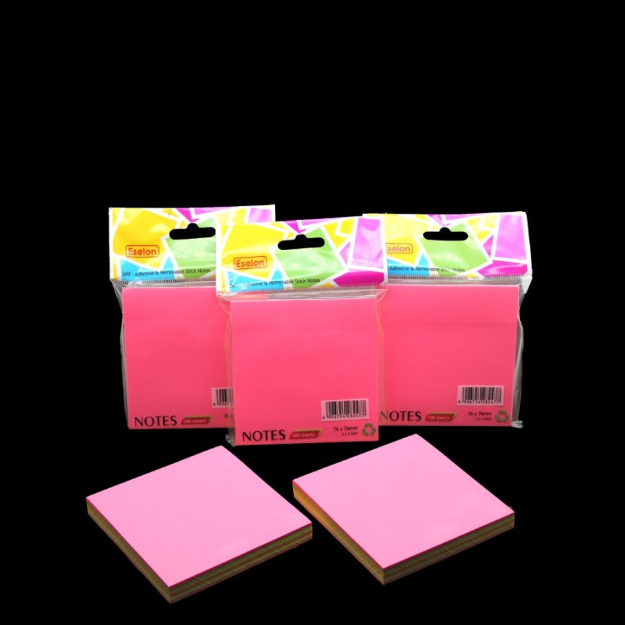 

stick note / post it / kertas memo eselon warna warni uk 76x76mm