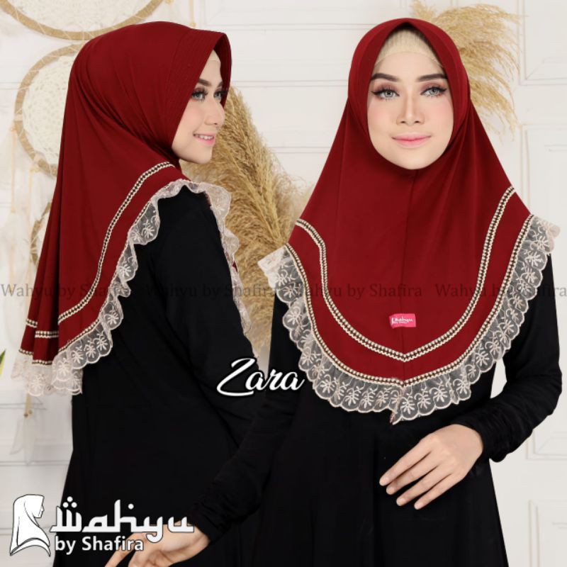 BERGO ZEENA QINTANI HIJAB BERGO ZARA RENDA WAHYU BU SHAFIRA HIJAB INSTAN RENDA BERGO POLOS JERSEY SUPER PREMIUM KERUDUNG ZIPPER-2