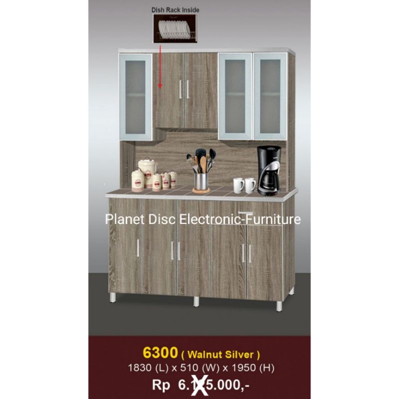 Kitchen set Lemari Sayur Lemari Makan Rak Sayur Rak Piring