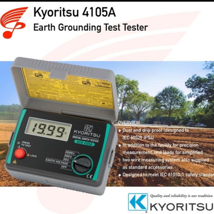 earth tester / grounding tester KYORITSU 4105A