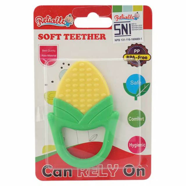 Silicon Teether mainan gigitan bayi SNI BPA-FREE S1