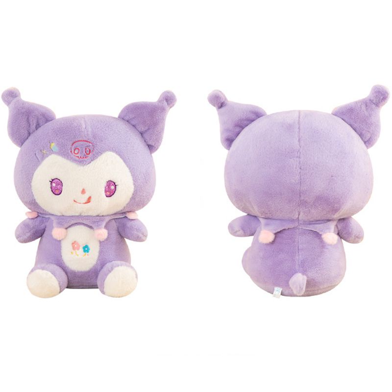 Cute Plushie Anime Sanrio Kuromi Kawaii Stuffed Dolls Cinnamoroll Hello Kitty My Melody Figure Children Plush Gift Birthday Toys