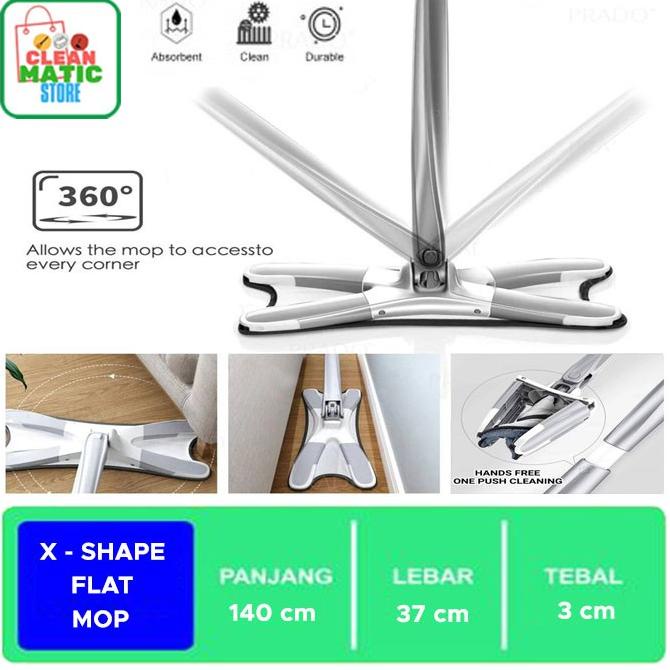 X-SHAPE FLAT MOP / ALAT PEL PRAKTIS
