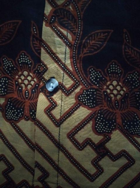 Kemeja Batik Anak/ Hem Anak Pendek Laki Laki Motif  Merak Merah 2-9 Th