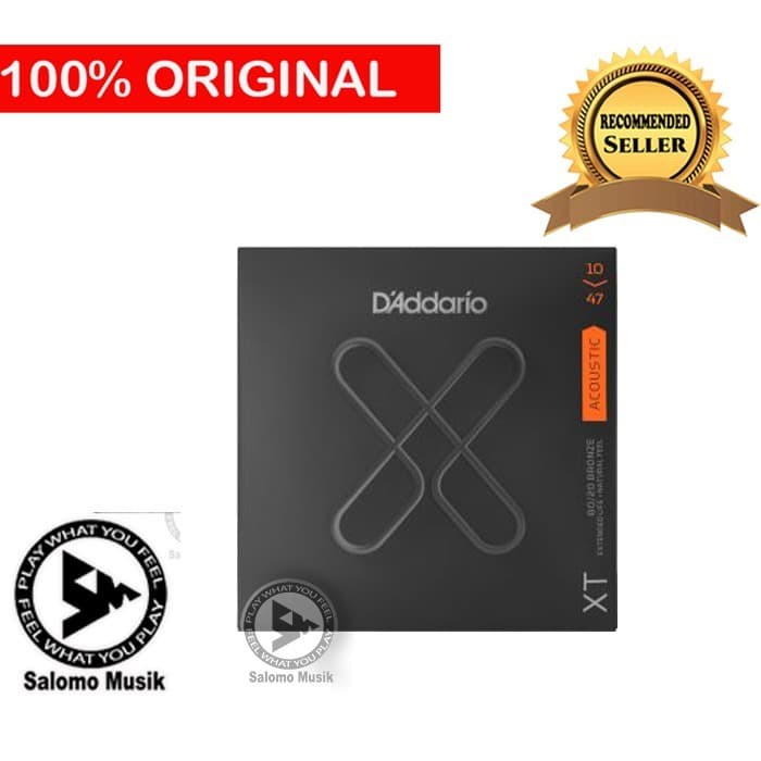 Senar Gitar Akustik Senar Daddario D addario D'addario XTABR1047