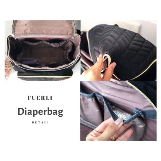 3.3 CRAZY SALE !! DIAPERBAG FUERLI  / TAS DIAPER FUERLI ORIGINAL (set changing pad)